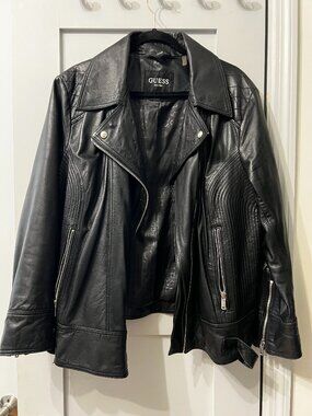 Genuine Leather Moto Jacket